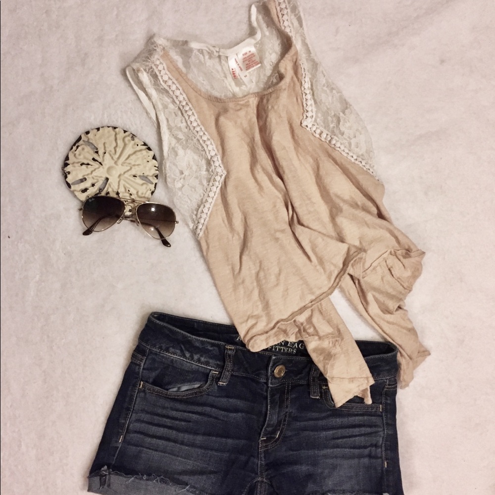 🛍 5 for $20🛍  lace open back crop tank